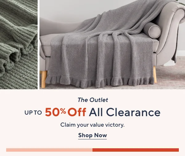 The Outlet: Up to 50% off all clearance