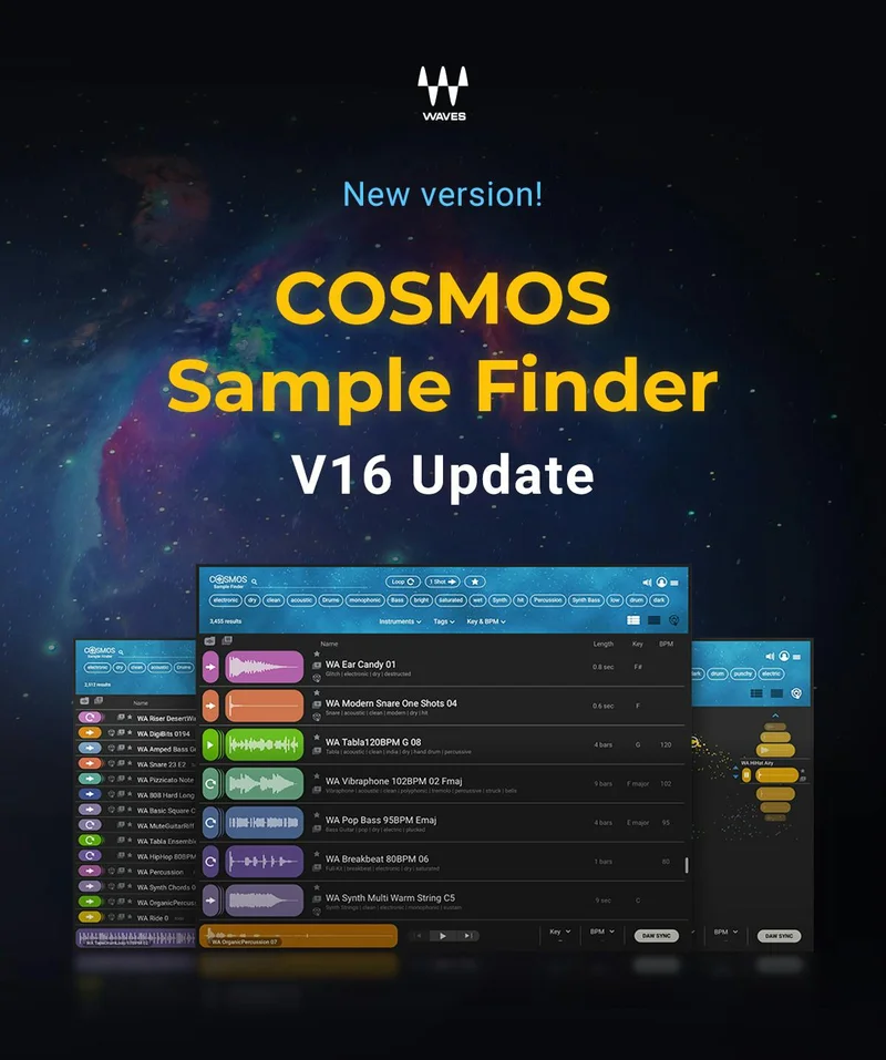 New! COSMOS Sample Finder V16 - See What's New