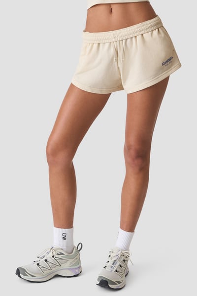 Image of Everyday Terry Mid Shorts Cream