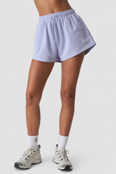 Image of Everyday Terry High Waist Shorts W Pale Blue