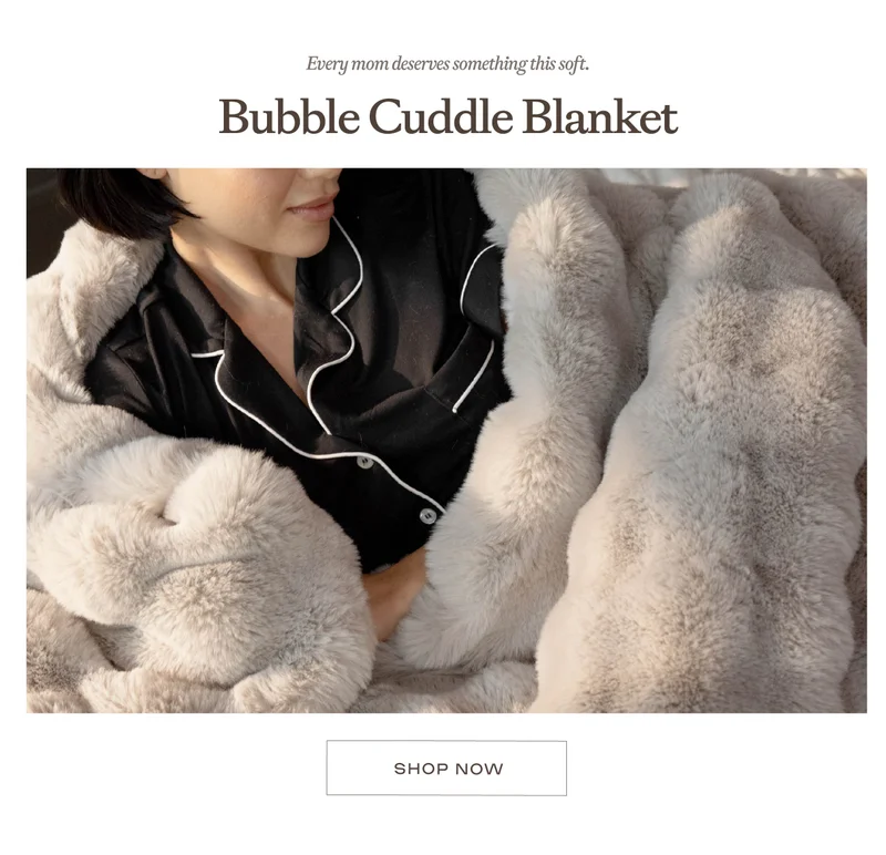 bubble cuddle blanket - shop now bubble cuddle blanket - shop now