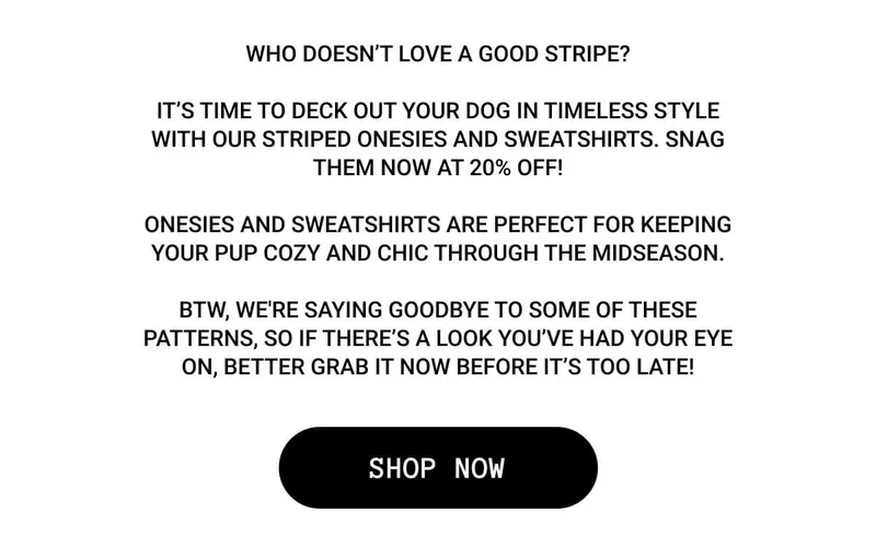 Who doesn’t love a good stripe?