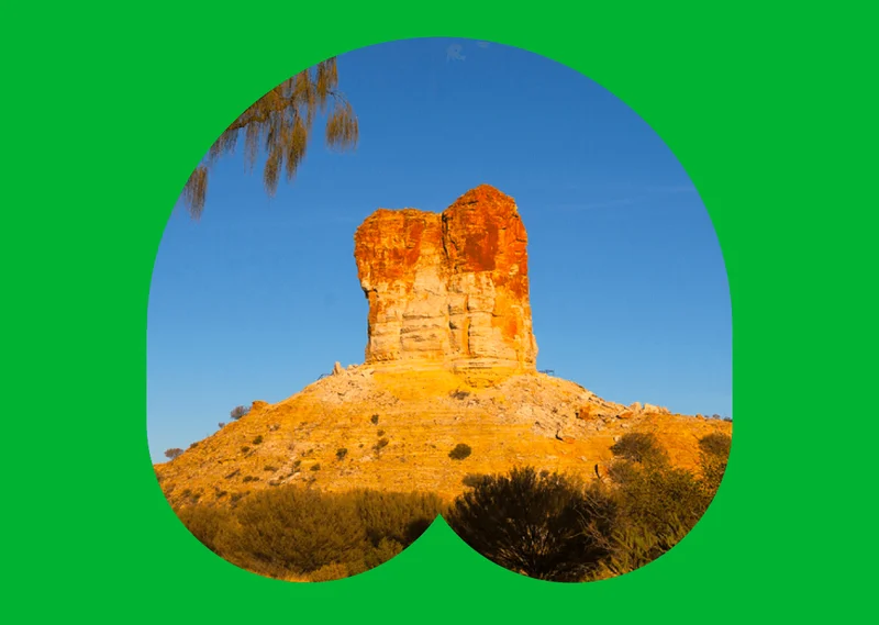 Image: Chambers Pillar in the Northern Territory of Australia
