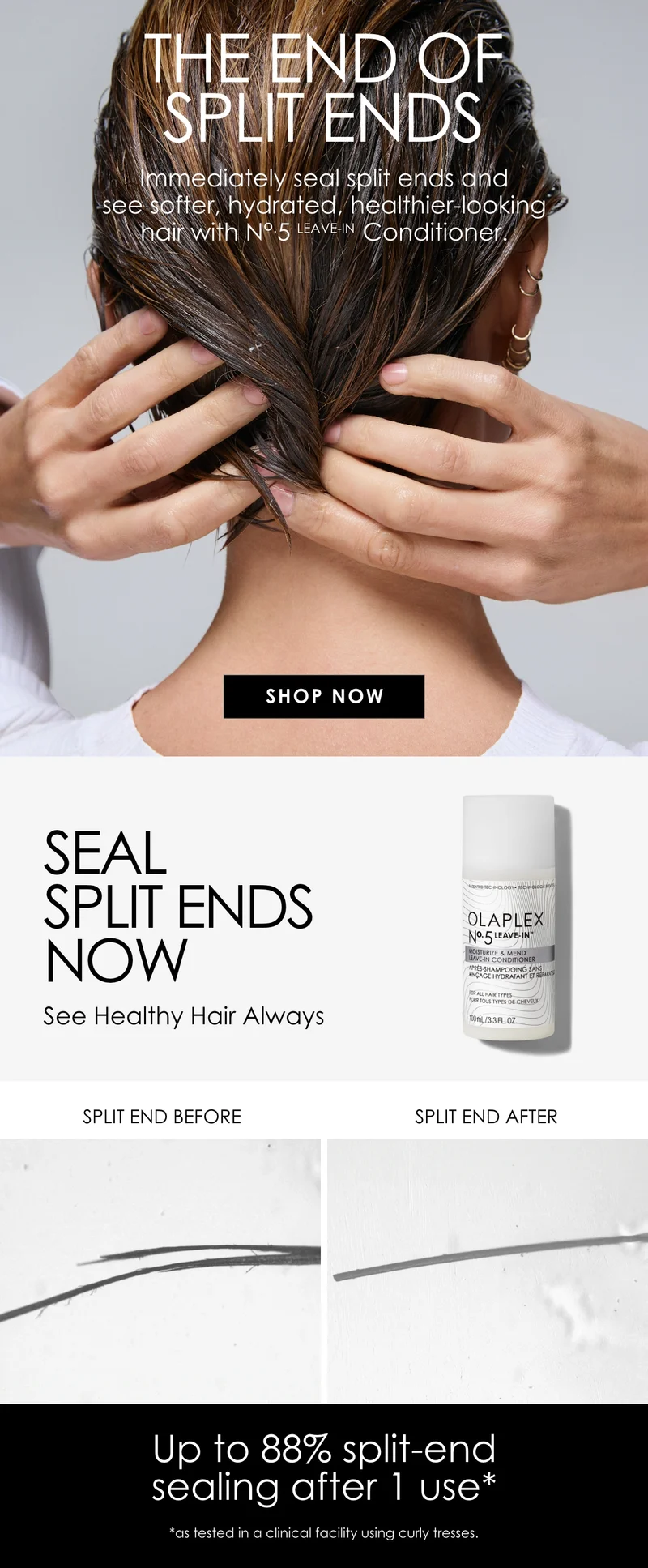 The End of Split Ends | Shop Now