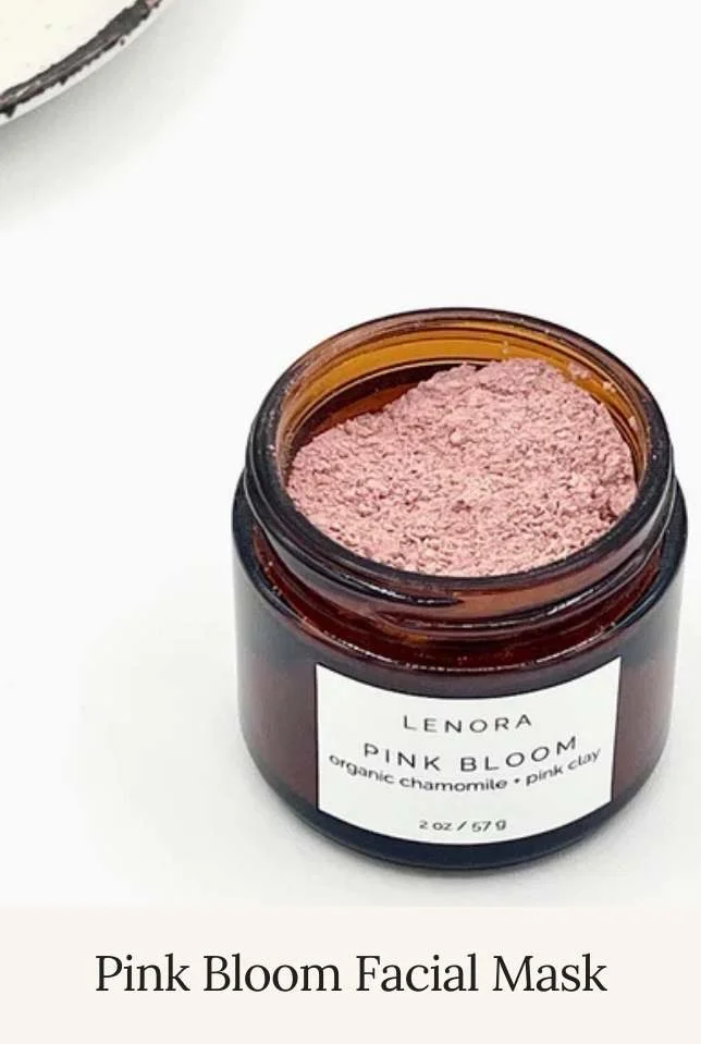 Organic Pink Bloom Facial Mask