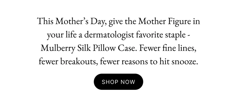 Shop the NEW Mulberry Silk Pillow Case >