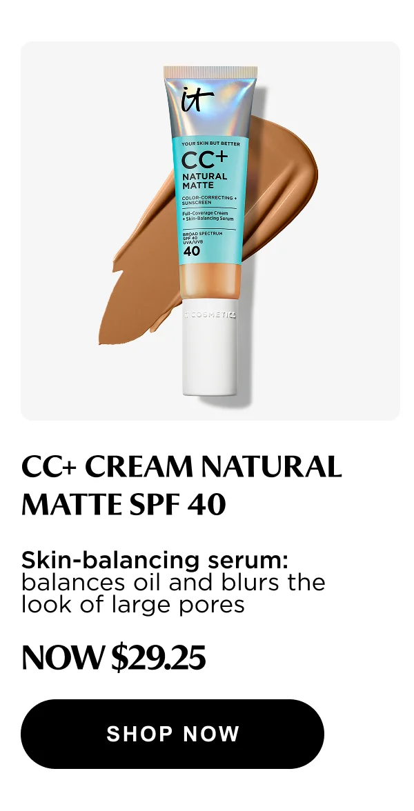 CC+ CREAM NATURAL MATTE SPF 40