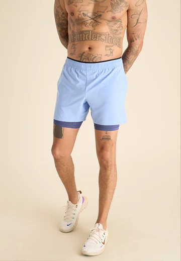 Exposed Liner Ultimate Training Short: The Blue Heels 5.5"