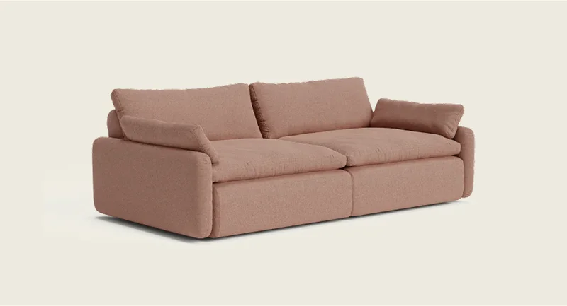 The Sink Down Sectional (in Fawn)