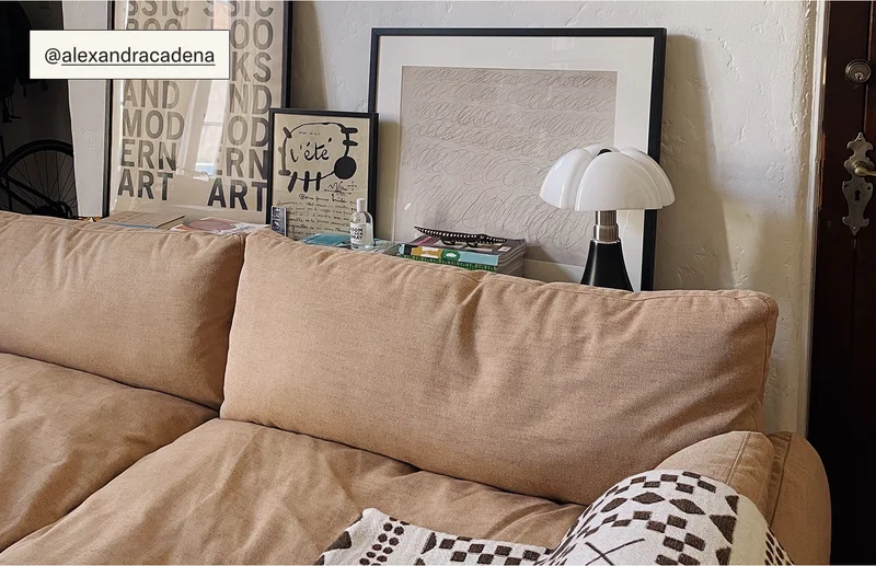 The Sink Down Sectional at home with Alexandra Cadena (@alexandracadena)
