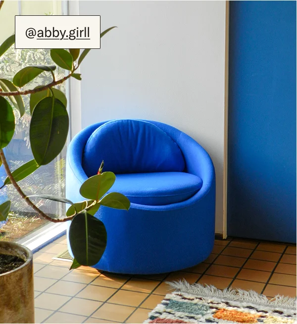 The Gere Easy Chair, styled by Abby Morgan (@abby.girll)