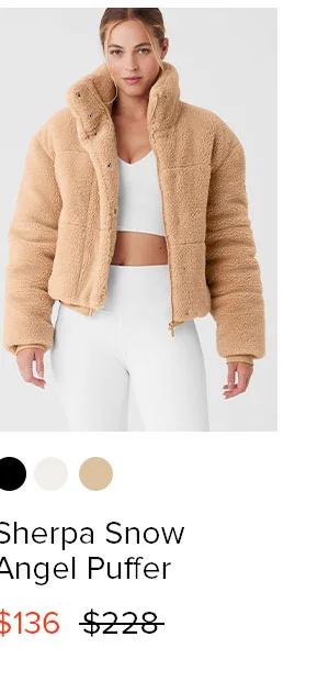SHERPA SNOW ANGEL PUFFER