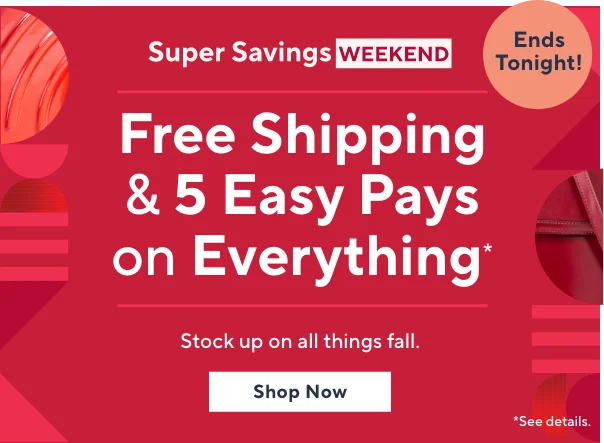 Free Shipping on Everything