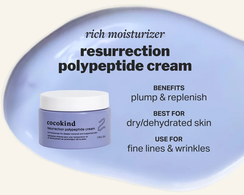 rich moisturizer resurrection polypeptide cream