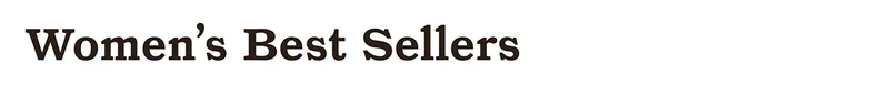 Women's Best Sellers