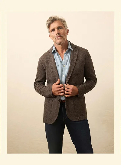 Inlet Knit Tweed Blazer