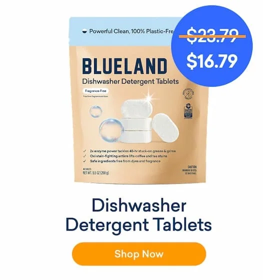 Shop our Dishwasher Detergent Tablets for 30% off!