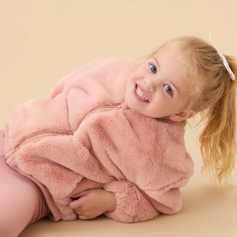 Image of Faux Fur Bomber Jacket