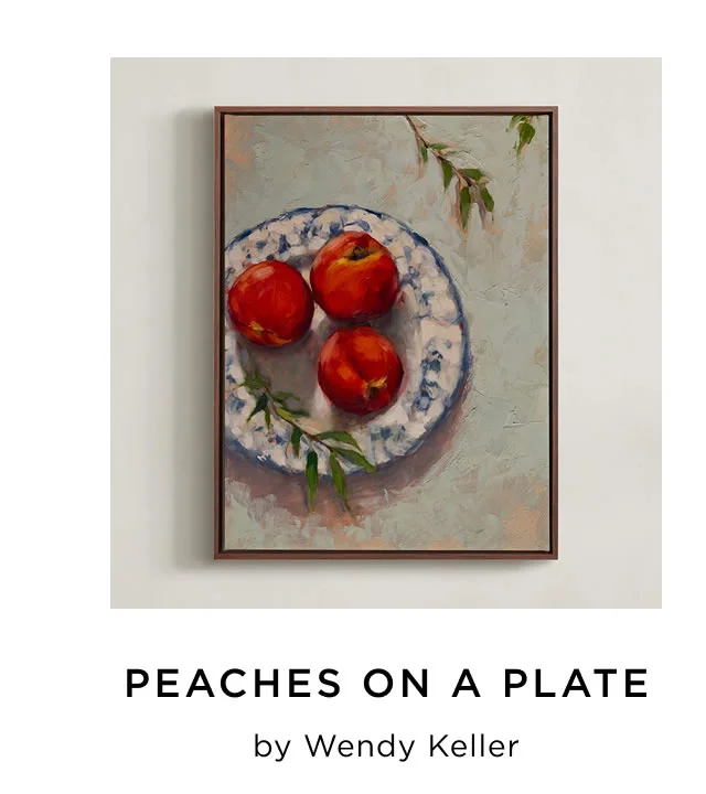 Peaches On A Plate