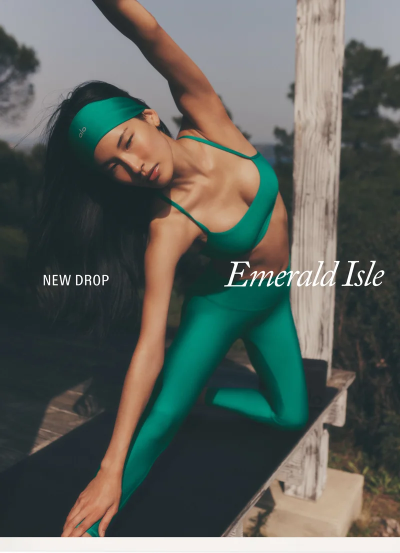 Alo Yoga: New Drop: Emerald Isle | Email Inspire
