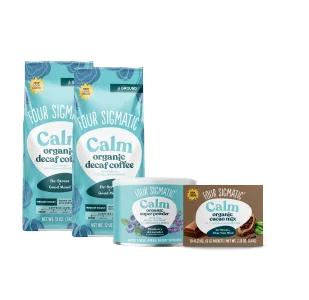 2x Calm Coffee, Calm Super Powder, Calm Cacao