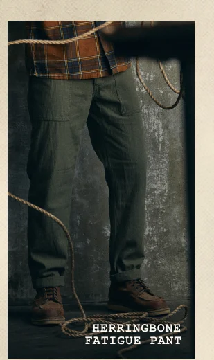 Herringbone Fatigue Pant