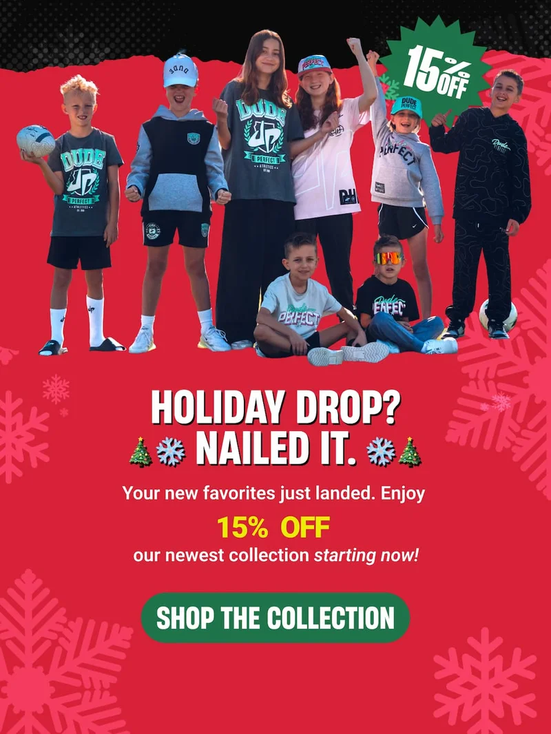 Holiday Drop? 🎄❄️ NAILED IT. ❄️🎄 - Your new favorites just landed —  and the 15% OFF kicks in 11/28.   Gear up. Look sharp. Weekend = unlocked. - SHOP THE COLLECTION
