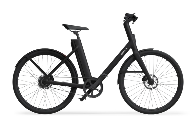 A photograph render of the Cowboy Cruiser ST Black