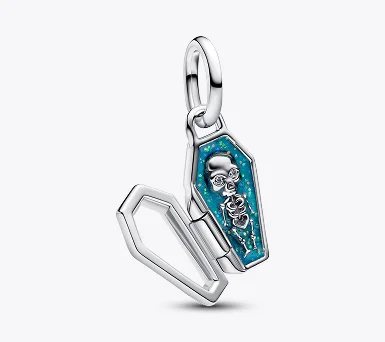 Openable Glow-in-the-Dark Coffin Charm