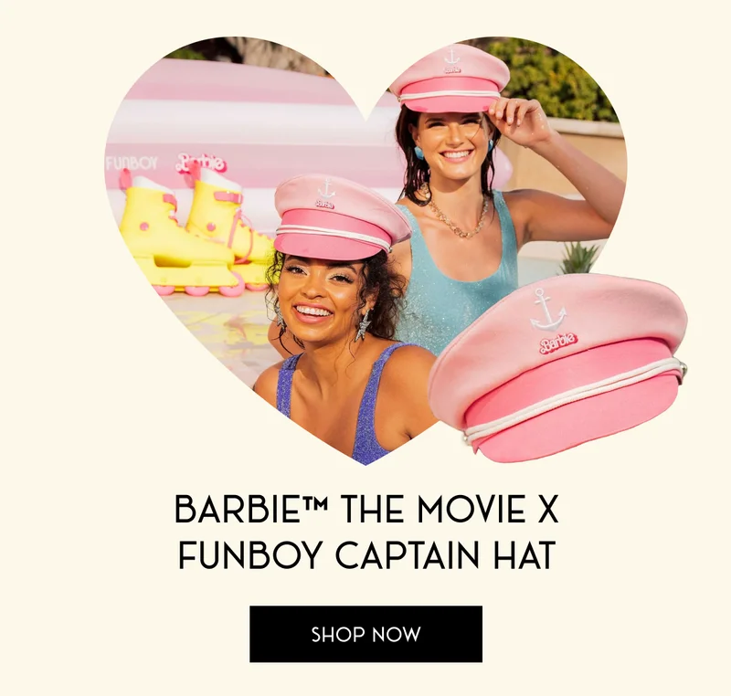 Barbie™ The Movie x FUNBOY Captain Hat | SHOP NOW