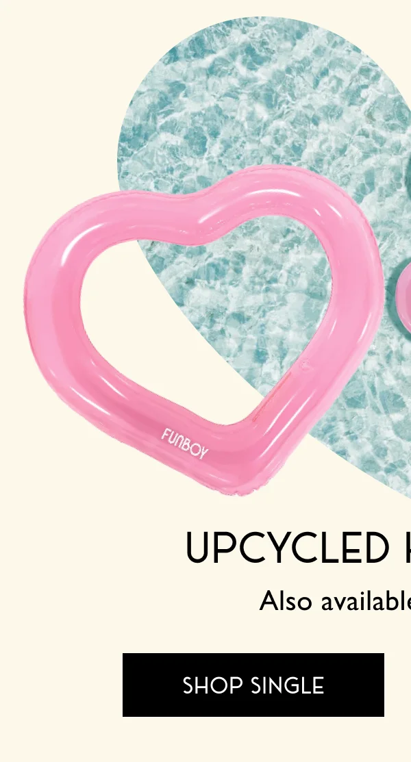 Upcycled Heart Tube Single