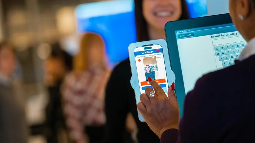A Delta customer uses Digital ID