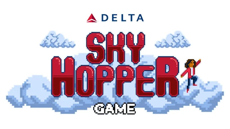 The logo for Delta's new Sky Hopper game
