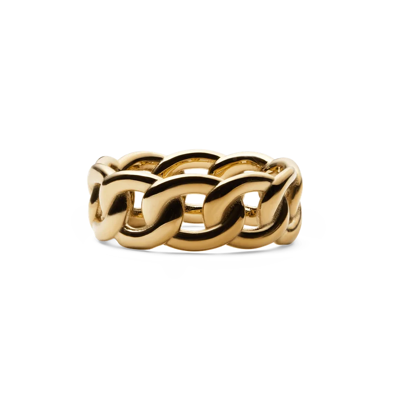 Image of Chunky Chain Ring Gold