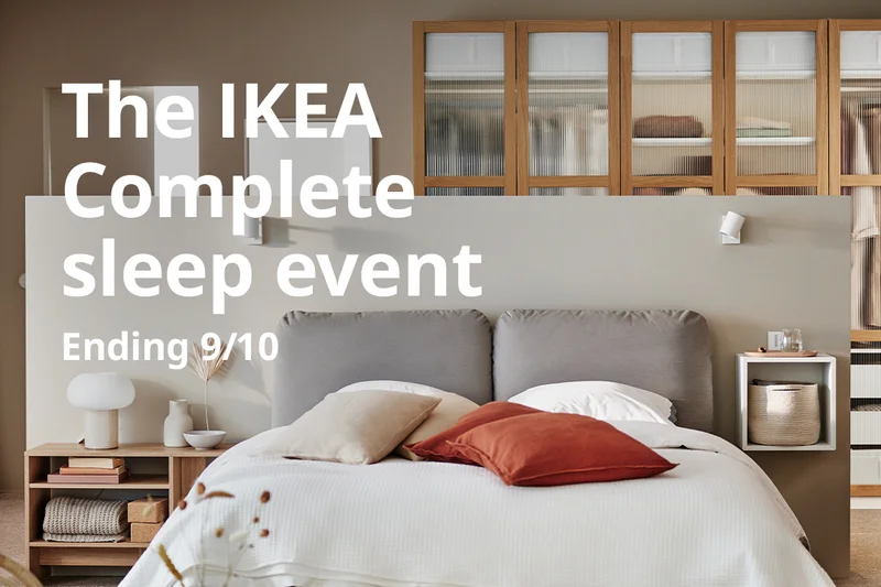 The IKEA Complete sleep event until 9/10