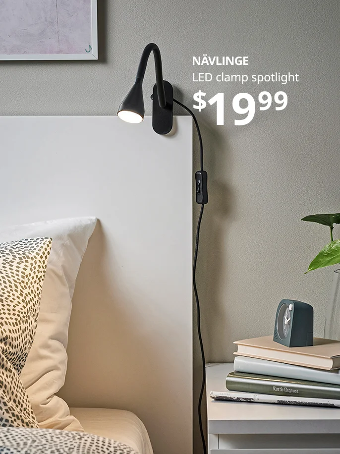 LED clamp spotlight