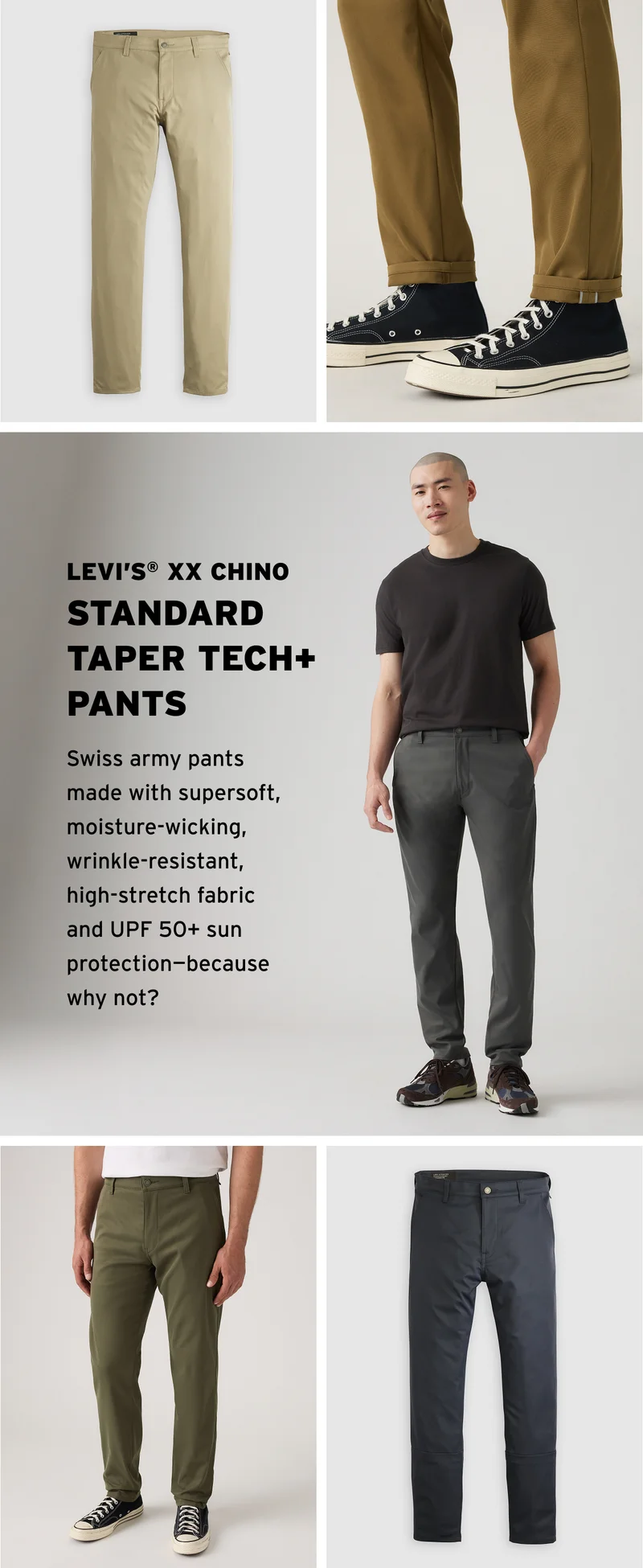 LEVI'S® XX CHINO STANDARD TAPER TECH+ PANTS