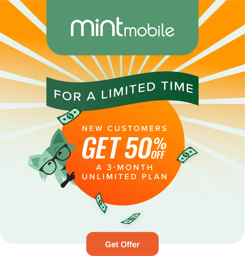For a limited time, new customers get 50% off a 3-Month Unlimited Plan
