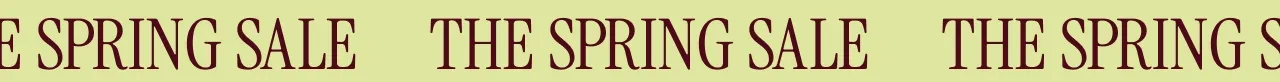 THE SPRING SALE