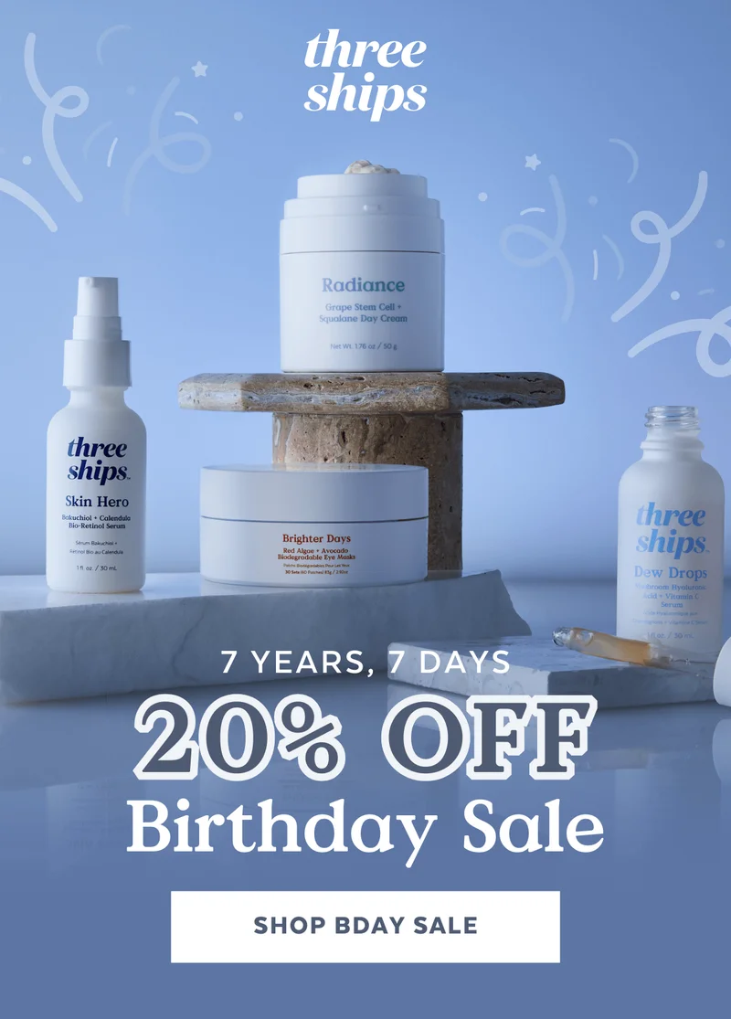 7 YEARS, 7 DAYS 20% OFF Birthday Sale [SHOP BDAY SALE]