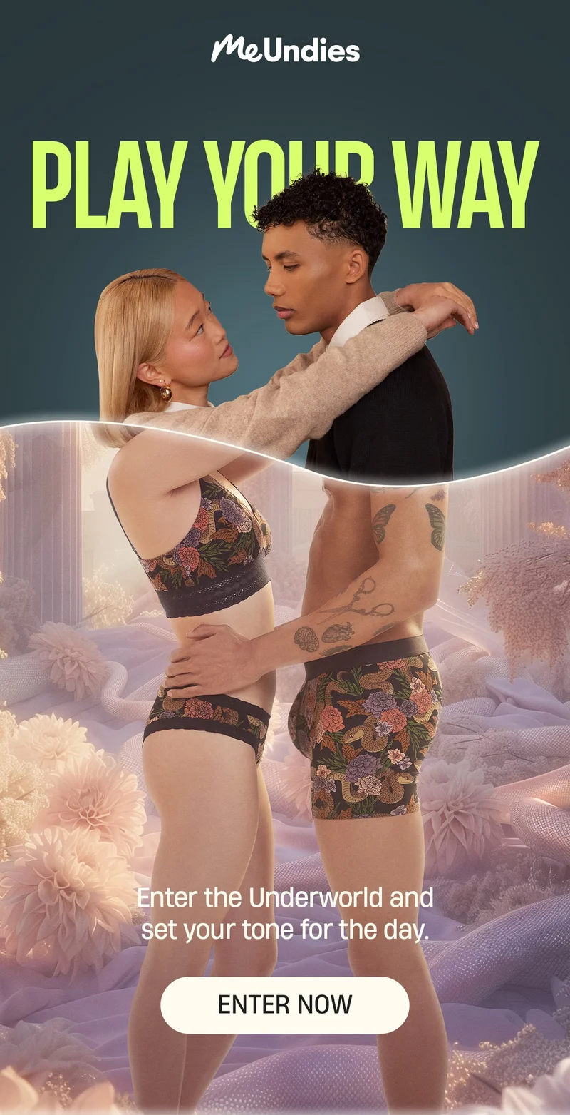 MeUndies | Play Your Way | Enter the Underworld and set your tone for the day. | Enter Now MeUndies | Play Your Way | Enter the Underworld and set your tone for the day. | Enter Now