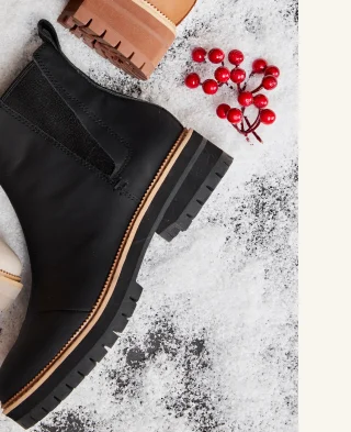 Dakota Black Water Resistant Leather Boot