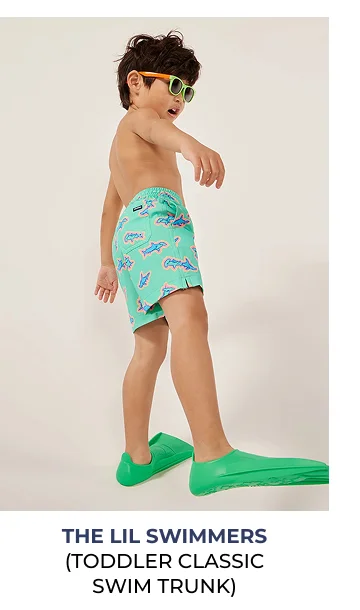 Toddler Classic Swim Trunk: The Lil Swimmers