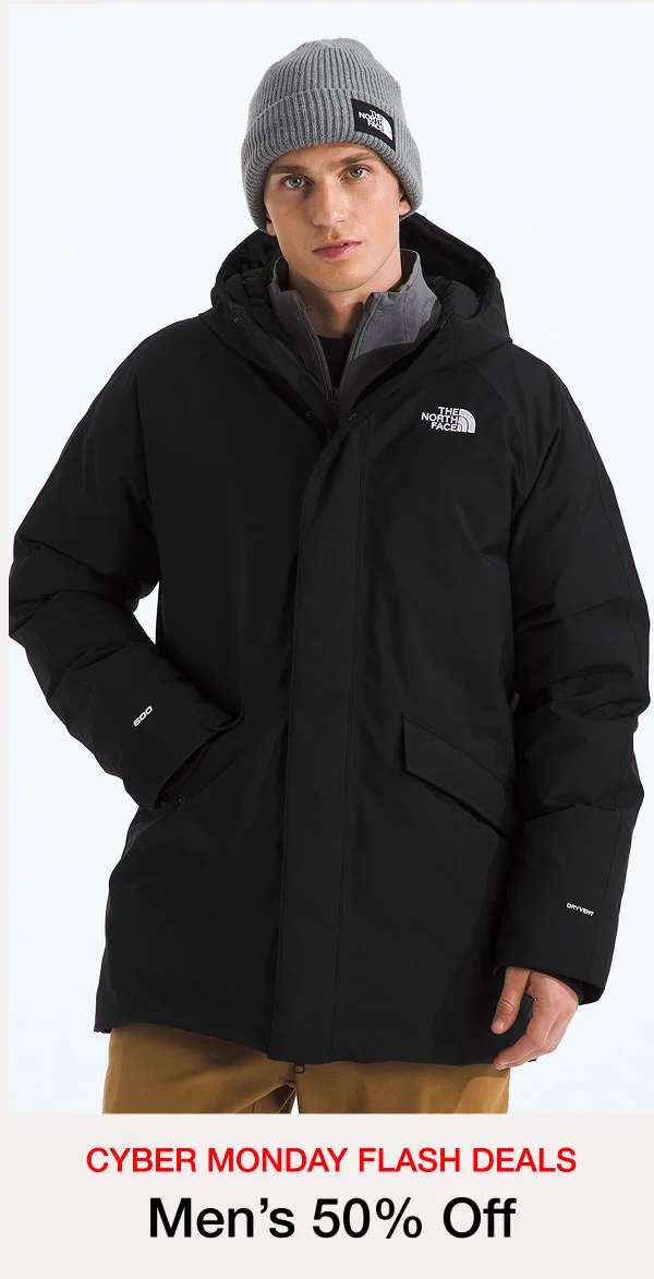Cyber Monday Flash Deals - Men's 50% Off