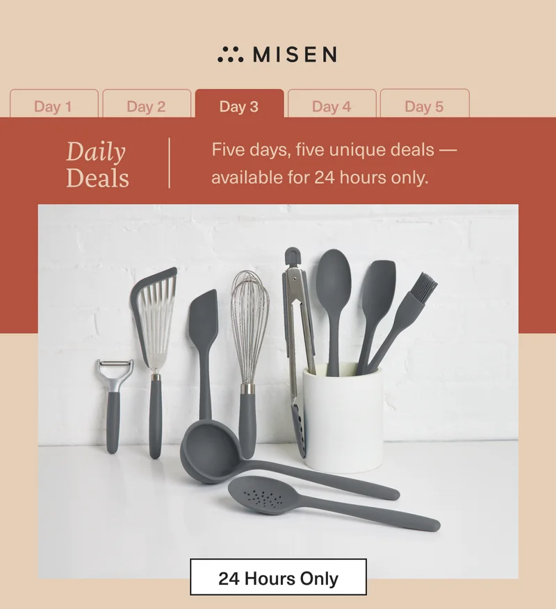 Day 3: 5 Days, 5 unique deals - available for 24 hours only