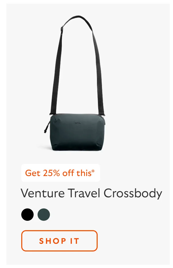 Venture Travel Crossbody