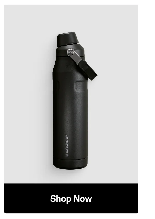 IceFlow Bottle with Fast Flow Lid | 36oz | Black