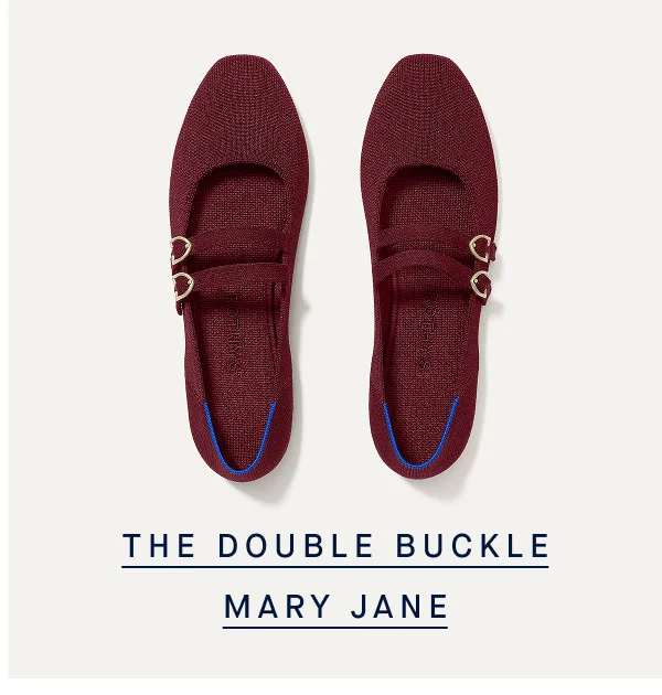 THE DOUBLE BUCKLE MARY JANE
