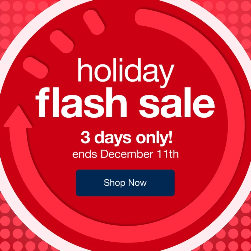 Holiday Flash Sale — Shop Now!
