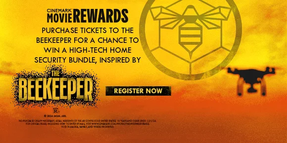 PURCHASE TICKETS TO THE BEEKEEPER FOR A CHANCE TO WI A HIGH-TECH HOME SECURITY BUNDLE, INSPIRED BY THE BEEKEEPER | REGISTER NOW